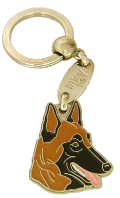 CANE DA PASTORE BELGA, MALINOIS - Medagliette per cani, medagliette per cani incise, medaglietta, incese medagliette per cani online, personalizzate medagliette, medaglietta, portachiavi